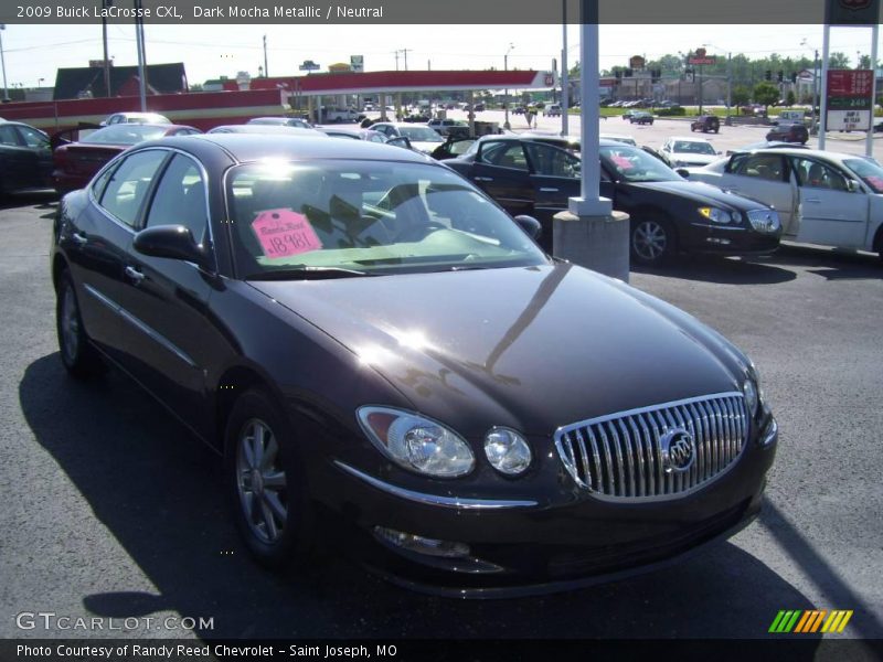 Dark Mocha Metallic / Neutral 2009 Buick LaCrosse CXL