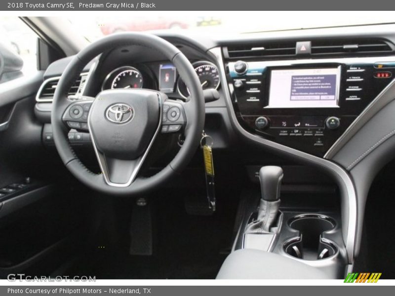 Predawn Gray Mica / Black 2018 Toyota Camry SE