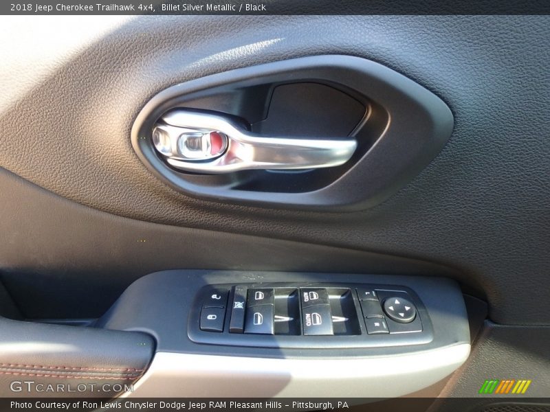 Billet Silver Metallic / Black 2018 Jeep Cherokee Trailhawk 4x4