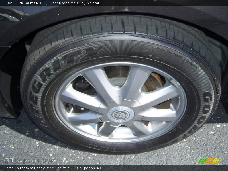 Dark Mocha Metallic / Neutral 2009 Buick LaCrosse CXL