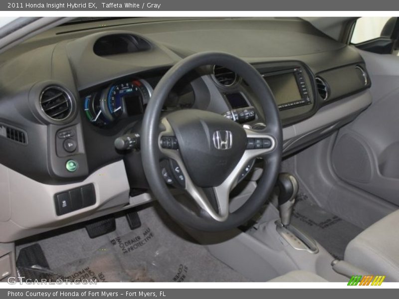 Taffeta White / Gray 2011 Honda Insight Hybrid EX