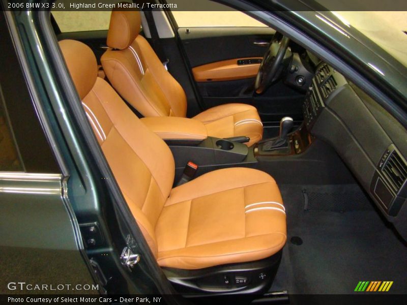 Highland Green Metallic / Terracotta 2006 BMW X3 3.0i