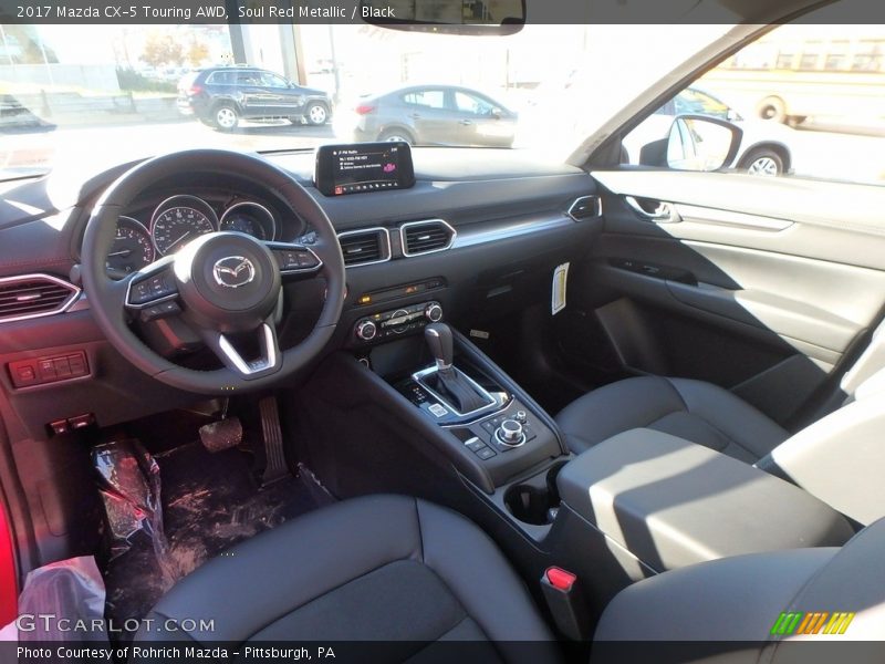 Soul Red Metallic / Black 2017 Mazda CX-5 Touring AWD