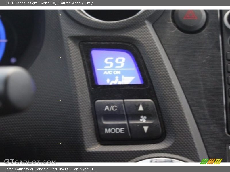 Taffeta White / Gray 2011 Honda Insight Hybrid EX