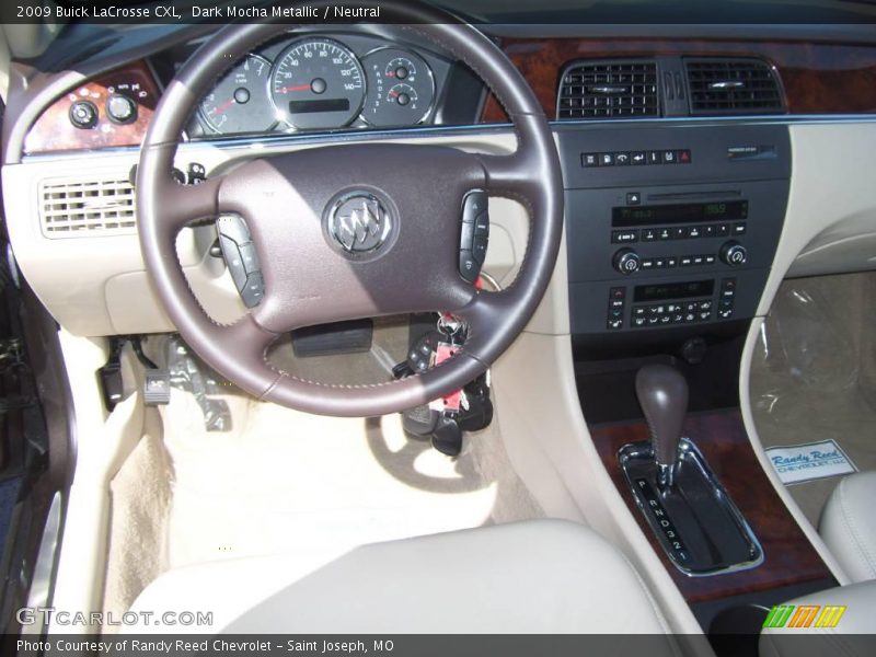 Dark Mocha Metallic / Neutral 2009 Buick LaCrosse CXL