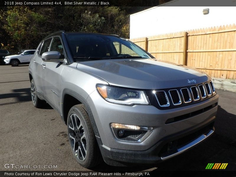 Billet Silver Metallic / Black 2018 Jeep Compass Limited 4x4