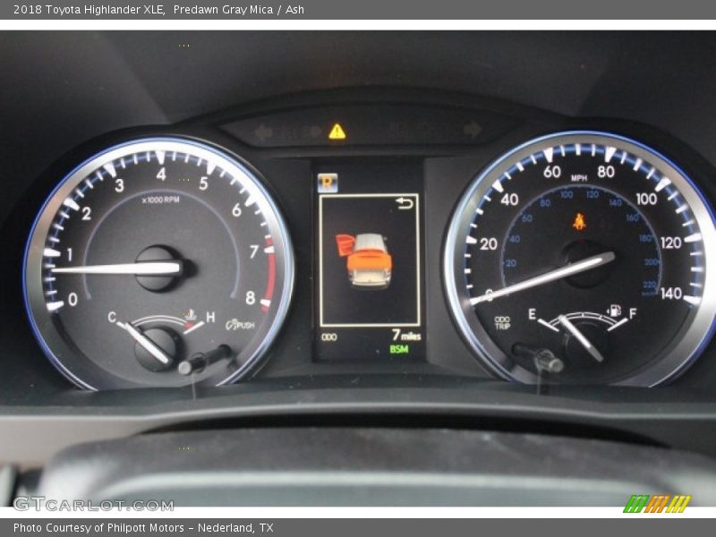 Predawn Gray Mica / Ash 2018 Toyota Highlander XLE