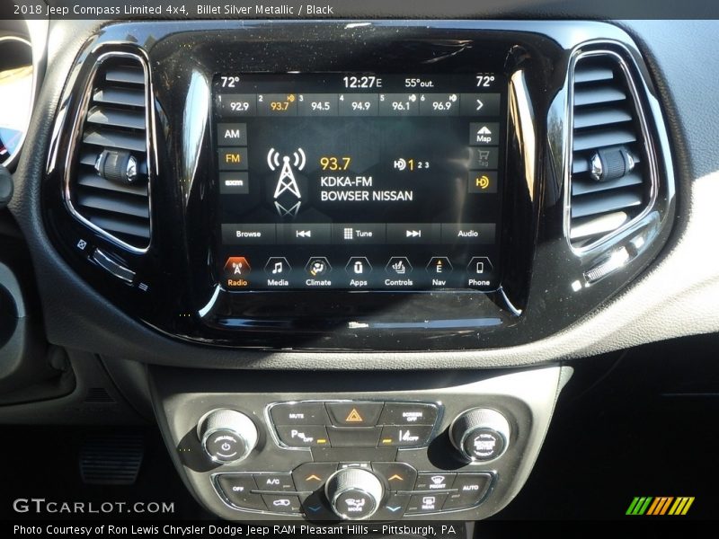 Billet Silver Metallic / Black 2018 Jeep Compass Limited 4x4