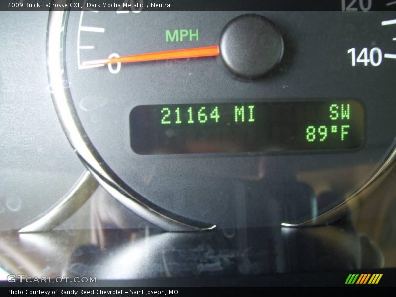 Dark Mocha Metallic / Neutral 2009 Buick LaCrosse CXL