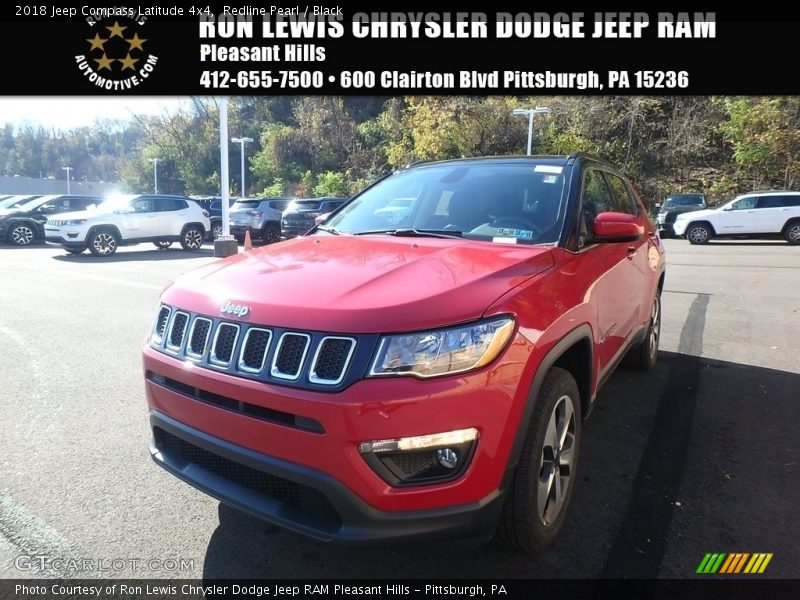 Redline Pearl / Black 2018 Jeep Compass Latitude 4x4