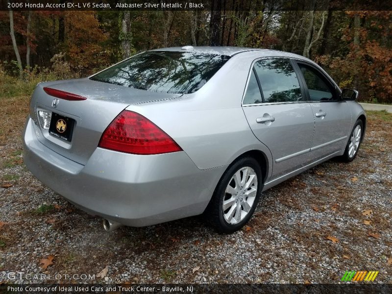 Alabaster Silver Metallic / Black 2006 Honda Accord EX-L V6 Sedan