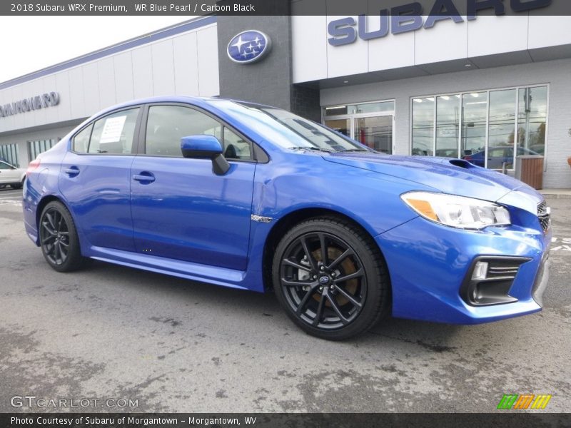 WR Blue Pearl / Carbon Black 2018 Subaru WRX Premium