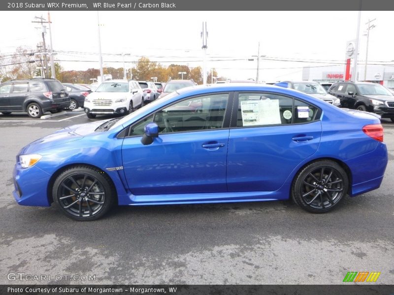 WR Blue Pearl / Carbon Black 2018 Subaru WRX Premium