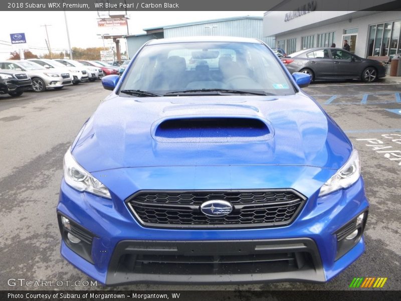 WR Blue Pearl / Carbon Black 2018 Subaru WRX Premium