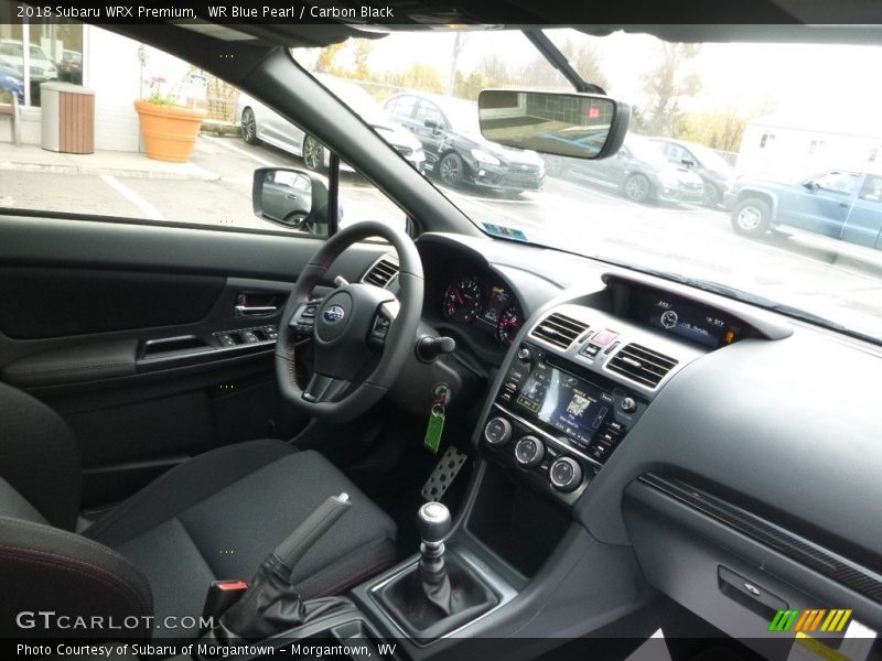WR Blue Pearl / Carbon Black 2018 Subaru WRX Premium