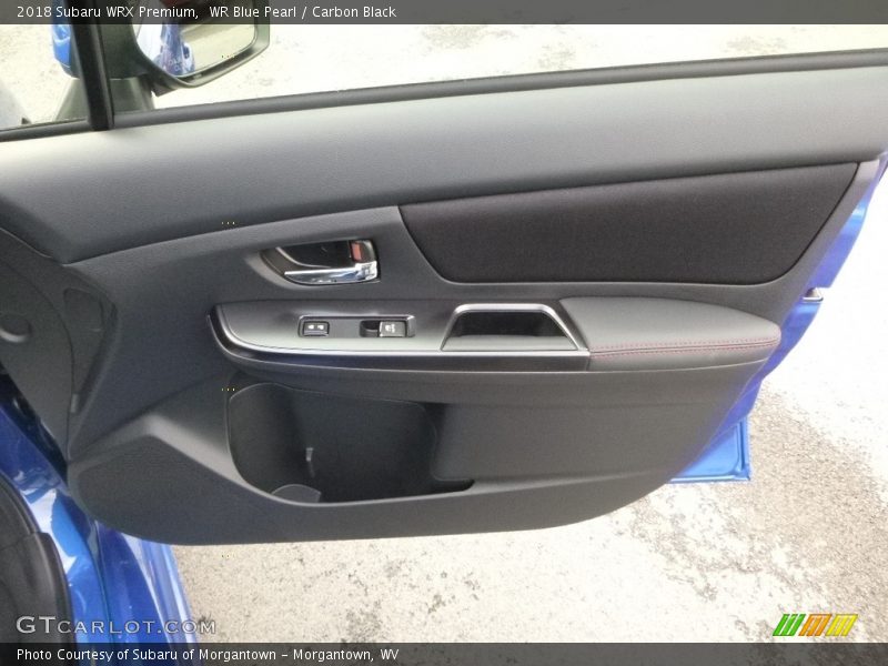 WR Blue Pearl / Carbon Black 2018 Subaru WRX Premium
