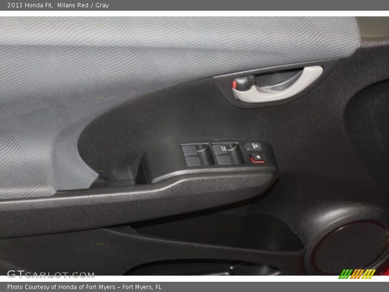 Milano Red / Gray 2013 Honda Fit