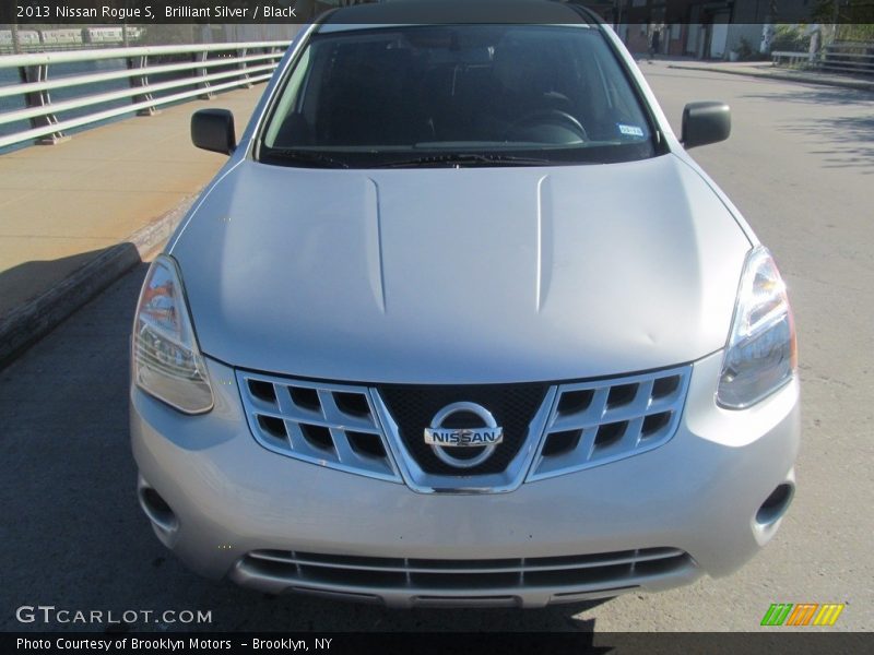 Brilliant Silver / Black 2013 Nissan Rogue S