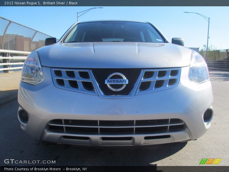 Brilliant Silver / Black 2013 Nissan Rogue S