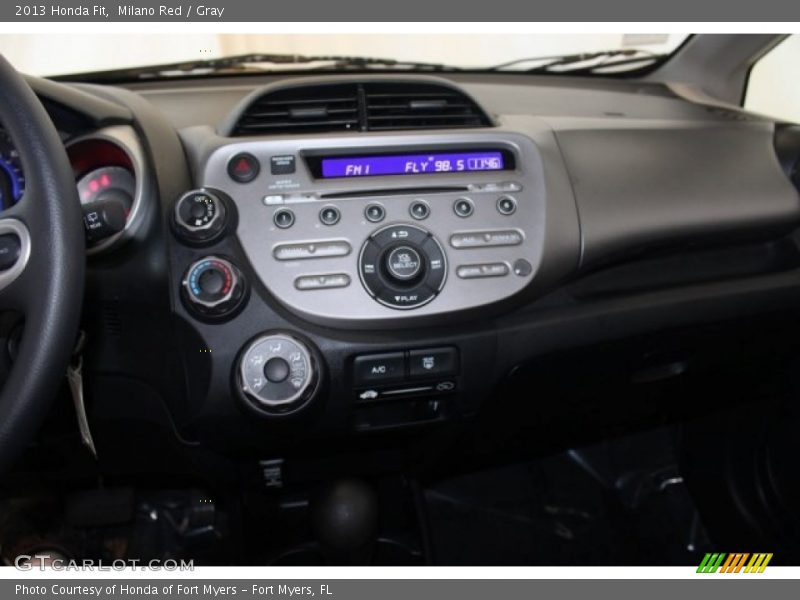 Milano Red / Gray 2013 Honda Fit