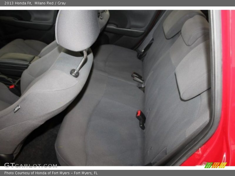 Milano Red / Gray 2013 Honda Fit