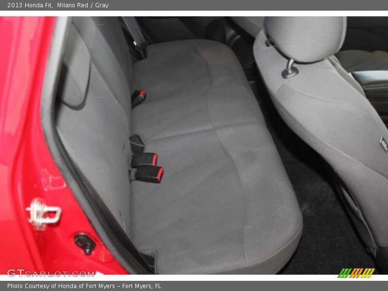 Milano Red / Gray 2013 Honda Fit