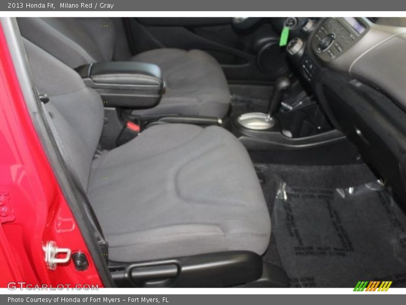 Milano Red / Gray 2013 Honda Fit