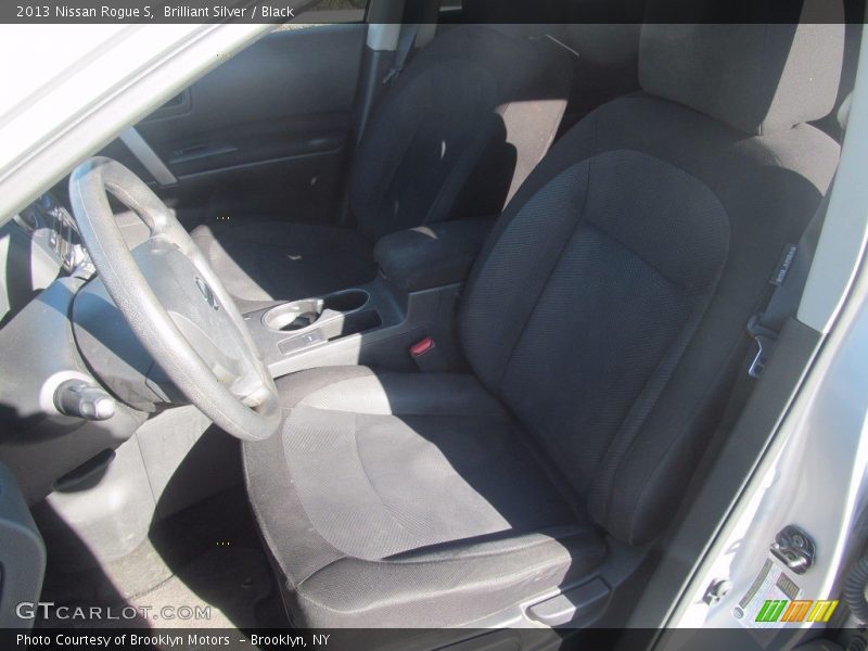 Brilliant Silver / Black 2013 Nissan Rogue S