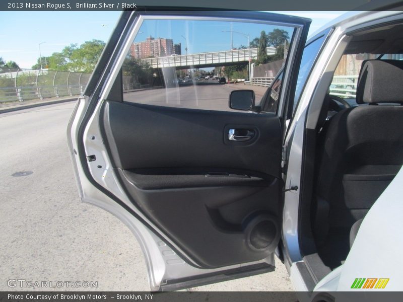Brilliant Silver / Black 2013 Nissan Rogue S