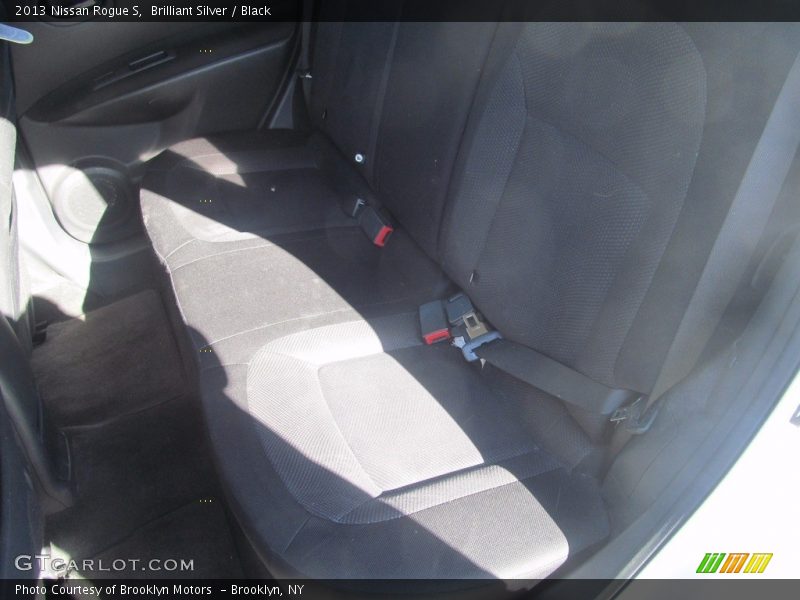 Brilliant Silver / Black 2013 Nissan Rogue S