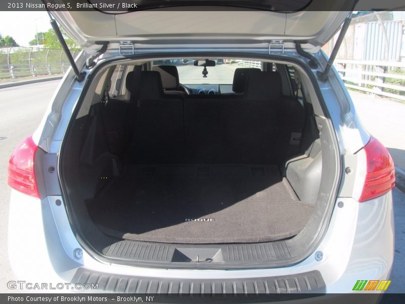 Brilliant Silver / Black 2013 Nissan Rogue S