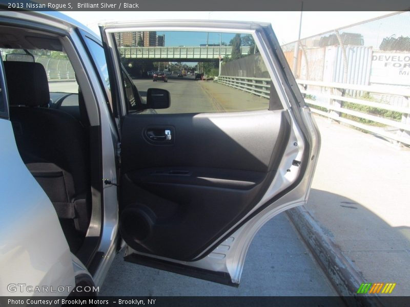 Brilliant Silver / Black 2013 Nissan Rogue S