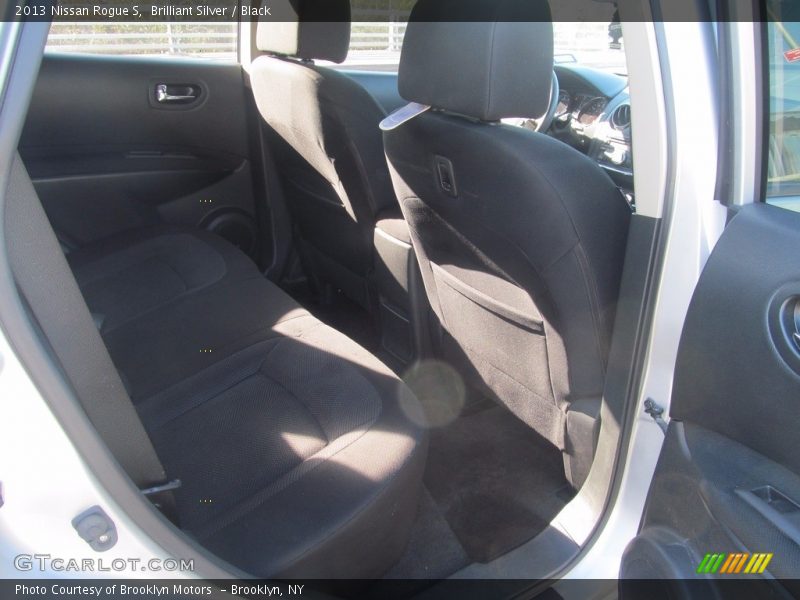 Brilliant Silver / Black 2013 Nissan Rogue S