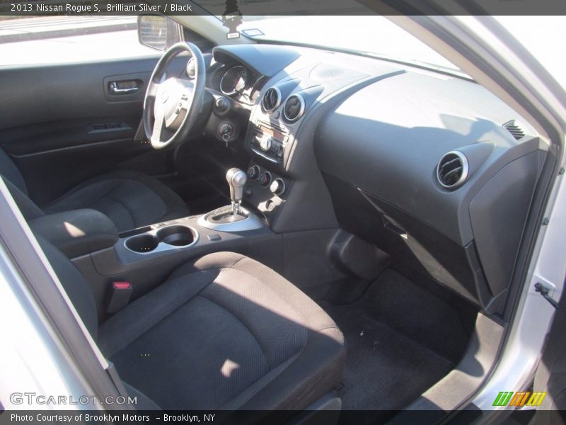 Brilliant Silver / Black 2013 Nissan Rogue S