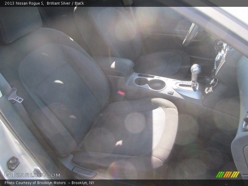 Brilliant Silver / Black 2013 Nissan Rogue S