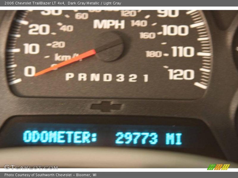 Dark Gray Metallic / Light Gray 2006 Chevrolet TrailBlazer LT 4x4