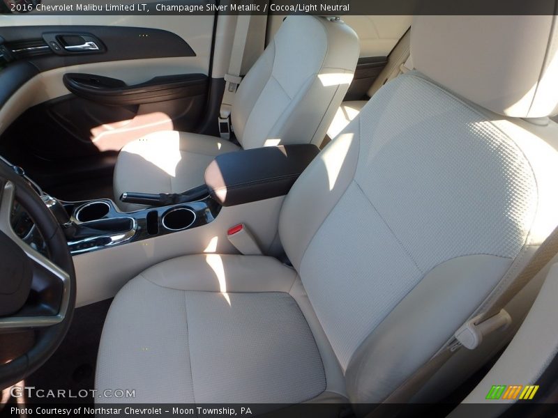 Champagne Silver Metallic / Cocoa/Light Neutral 2016 Chevrolet Malibu Limited LT