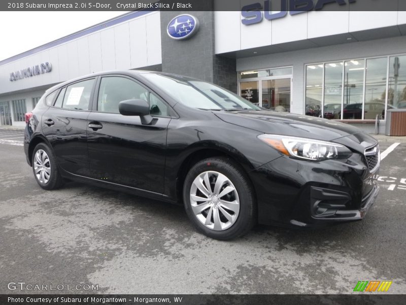 Crystal Black Silica / Black 2018 Subaru Impreza 2.0i 5-Door