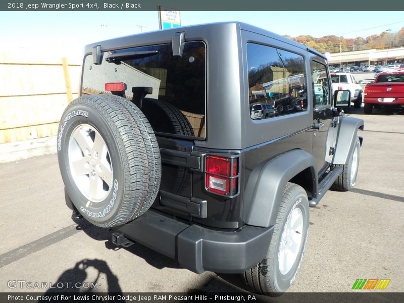 Black / Black 2018 Jeep Wrangler Sport 4x4