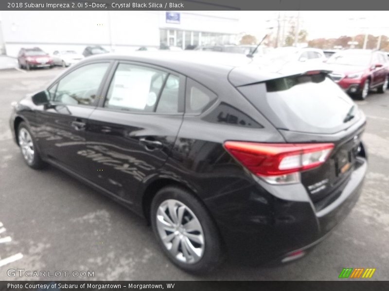 Crystal Black Silica / Black 2018 Subaru Impreza 2.0i 5-Door