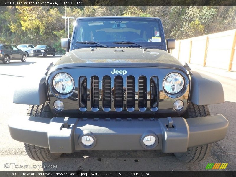 Black / Black 2018 Jeep Wrangler Sport 4x4