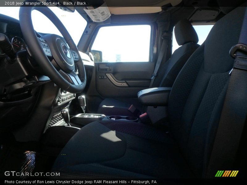 Black / Black 2018 Jeep Wrangler Sport 4x4