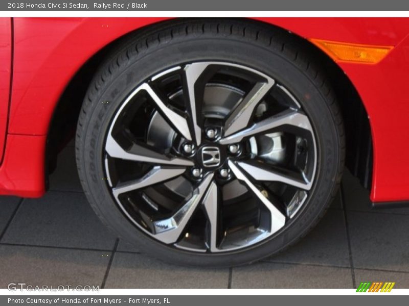 Rallye Red / Black 2018 Honda Civic Si Sedan