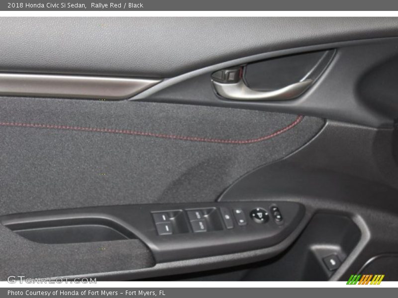 Rallye Red / Black 2018 Honda Civic Si Sedan