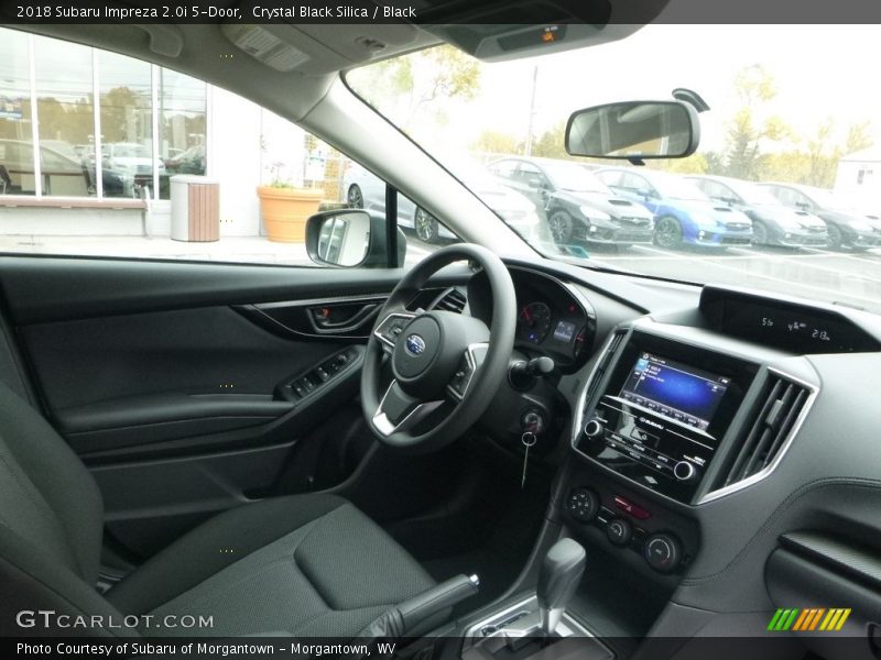 Crystal Black Silica / Black 2018 Subaru Impreza 2.0i 5-Door