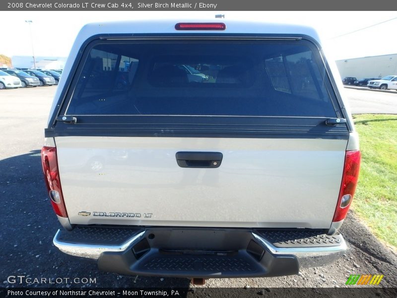 Silver Birch Metallic / Ebony 2008 Chevrolet Colorado LT Crew Cab 4x4