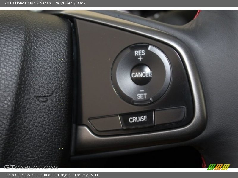 Rallye Red / Black 2018 Honda Civic Si Sedan