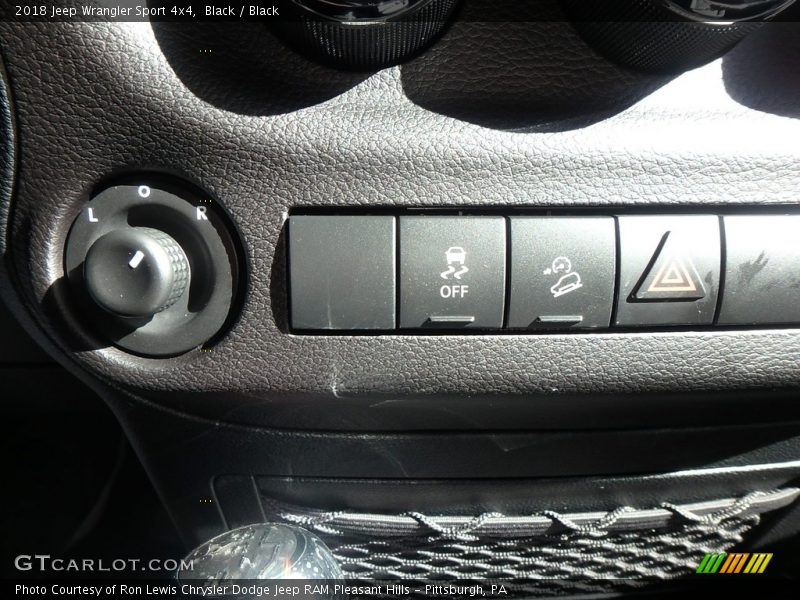Black / Black 2018 Jeep Wrangler Sport 4x4