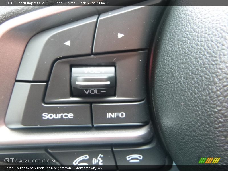 Crystal Black Silica / Black 2018 Subaru Impreza 2.0i 5-Door