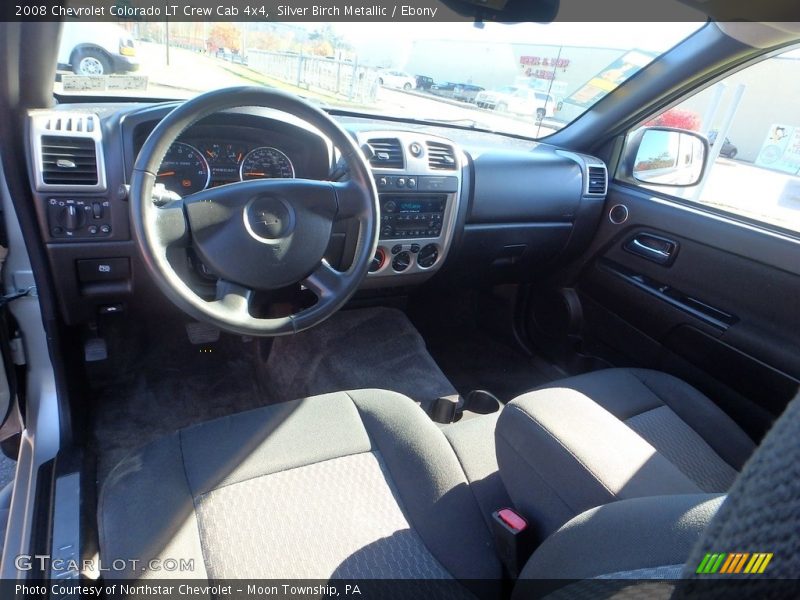 Silver Birch Metallic / Ebony 2008 Chevrolet Colorado LT Crew Cab 4x4